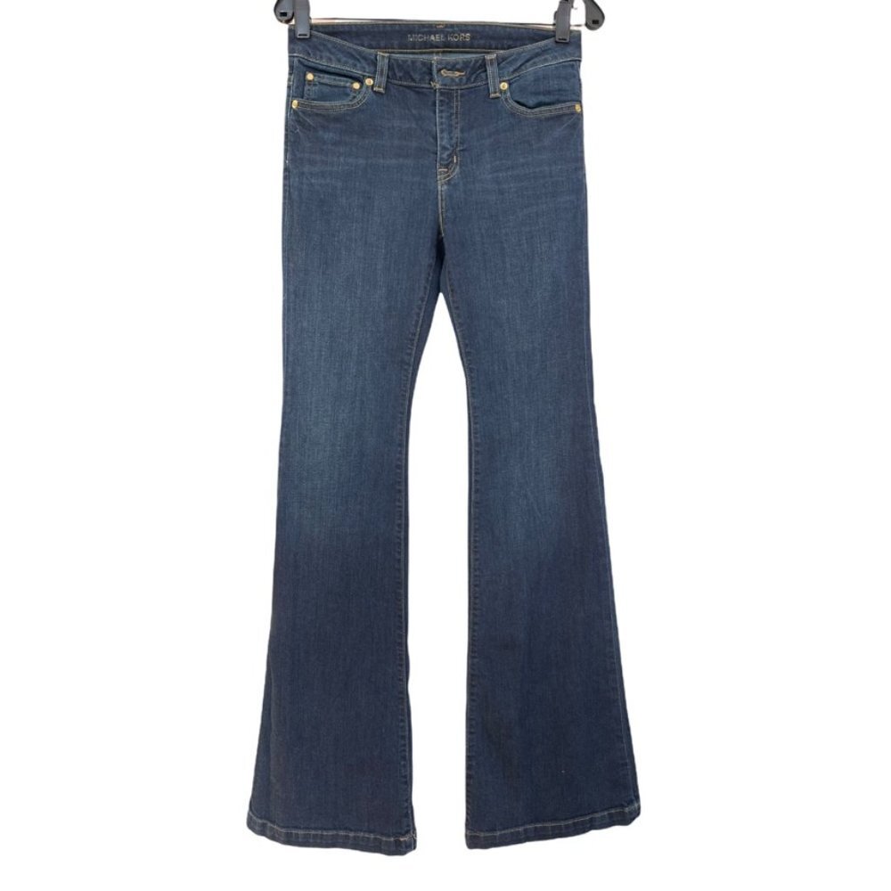 Michael Michael Kors  Classic 11" Wide Flared Jeans Women's Size 4 Y2K